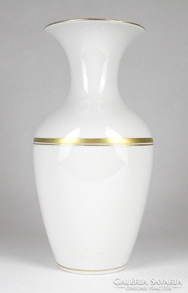 1M251 Régi nagyméretű aranyozott Herendi váza 25 cm