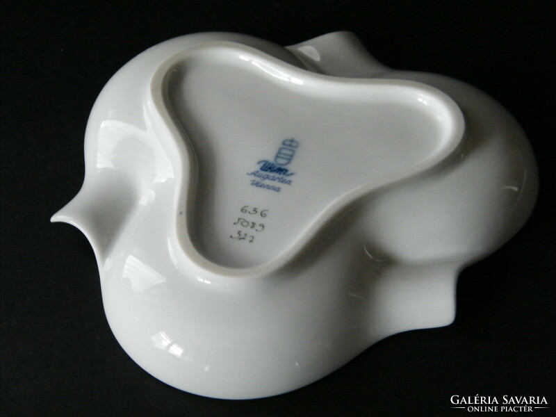 Augarten Viennese rose porcelain ashtray, ashtray