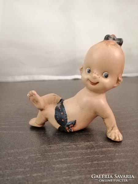 Antique ceramic doll, artist doll