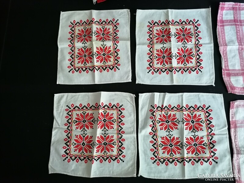 Textile napkins in one