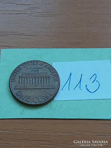 Usa 1 cent 1975 / d, abraham lincoln, copper-zinc 113