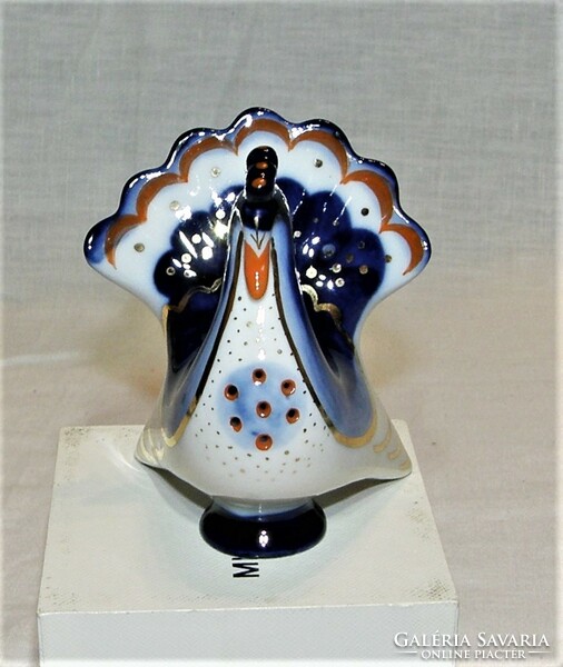 Páva - Lomonoszov porcelán figura