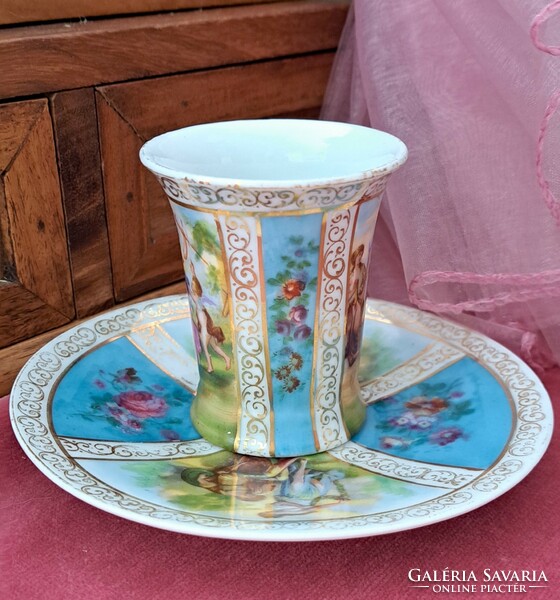 Antique schierholz plause porcelain coffee cup
