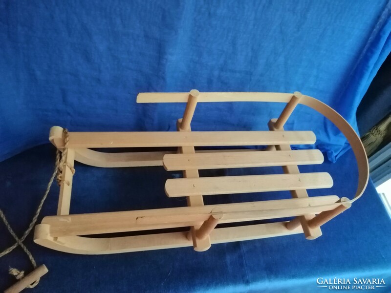 Antique doll furniture, doll house toy. Sled