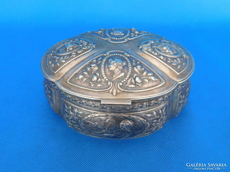 Silver baroque sugar box 660 gr