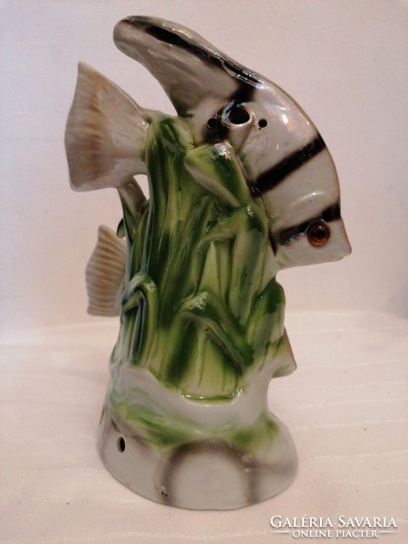 Porcelain fish lamp