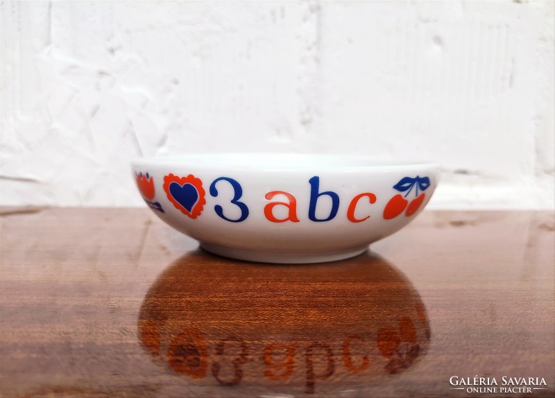 Alföldi porcelain bowl (children's ABC)