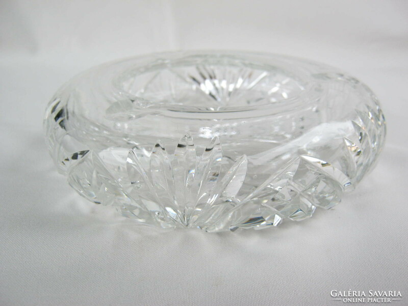 Crystal glass ashtray ashtray heavy 1 kg