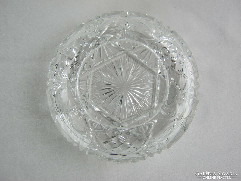 Crystal glass ashtray ashtray heavy 1 kg