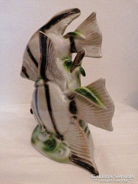 Porcelain fish lamp