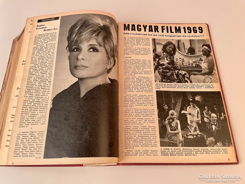 FILM SZÍNHÁZ MUZSIKA 1968 HETILAPOK ÖSSZEKÖTVE, más évjárat is rendelkezésre állhat 1957-től 1987-ig