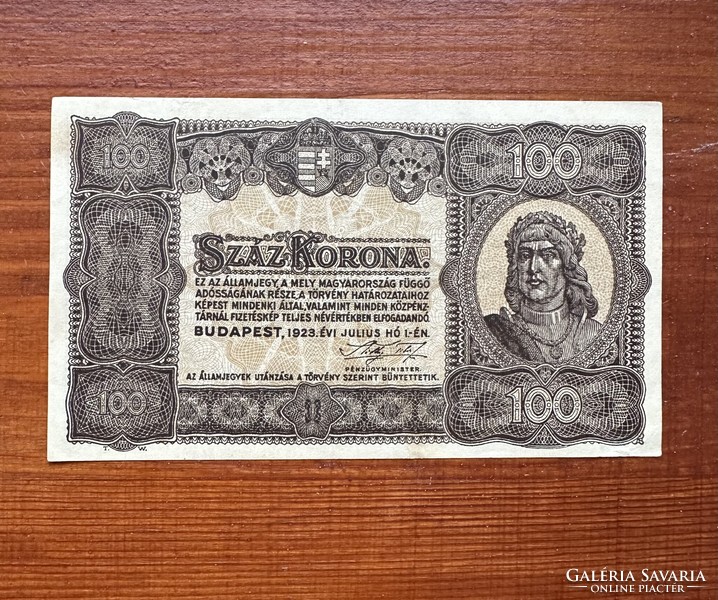 100 korona 1923 unc