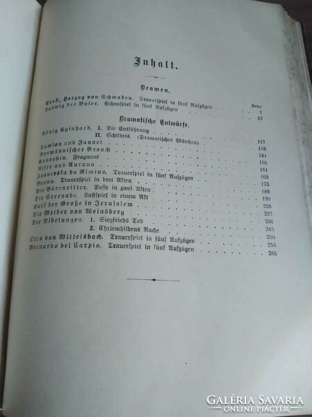 Gótbetűs német nyelvű könyv, Uhlands, Gedichte und Dramen, 1880-90-es évek körüli