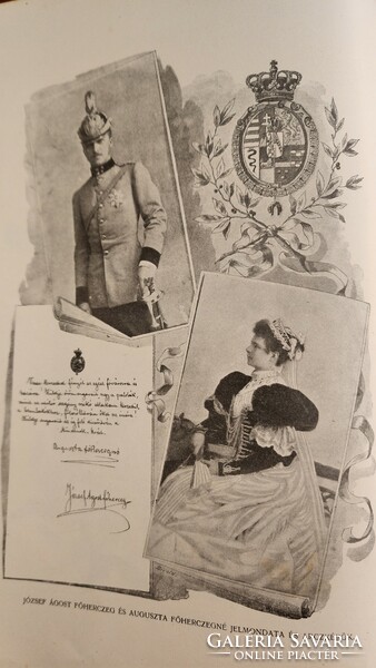 1897 CZIKLAY LAJOS : RUDOLF EMLÉK - ALBUM KORONA HERCEG TRÓNÖRÖKÖS ERZSÉBET KIRÁLYNÉ SZISZI FIA