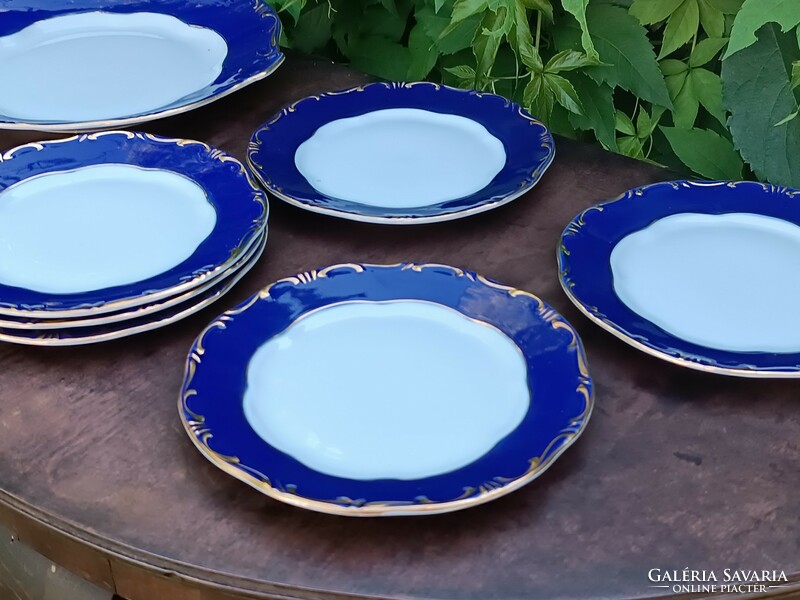 Zsolnay pompadour cake set