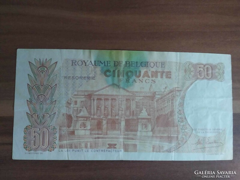 Belgium, 50 francs, 1966