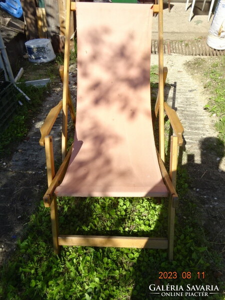Wooden frame lounger from the 1950s. Jokai.