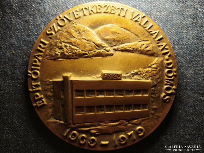 Hungary Construction Industry Cooperative Company Dömös single-sided medal (id79022)