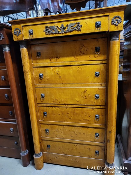 Poplar 7-drawer chest of drawers