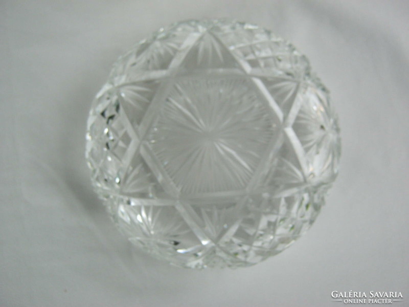 Crystal glass ashtray ashtray heavy 1 kg