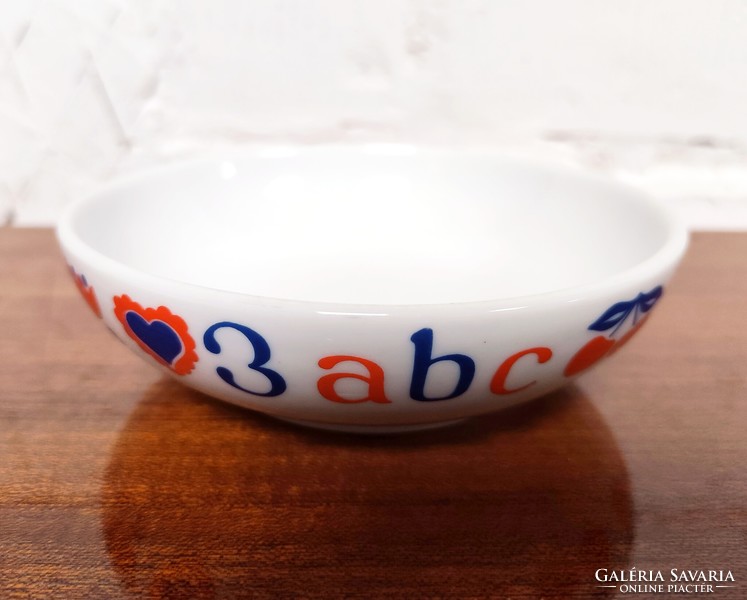 Alföldi porcelain bowl (children's ABC)