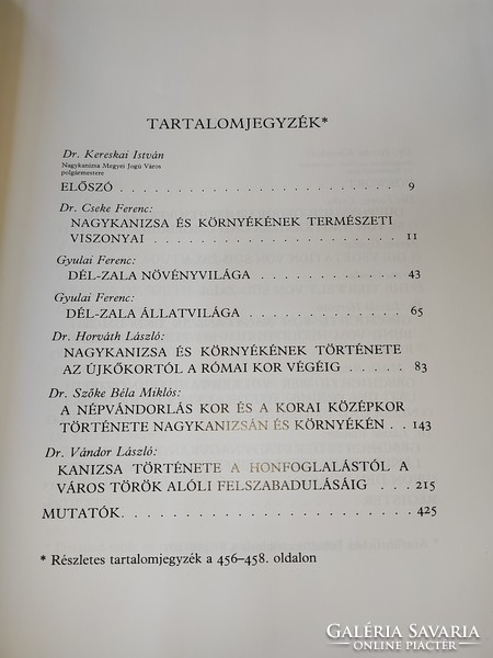 József Béli - Miklós Rózsá - Anna Rózsáné Lendvai: Nagykanizsa city monograph i.