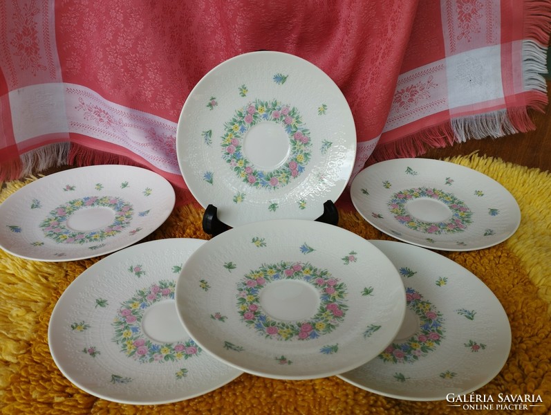 Rosenthal, 6 személyes porcelán kávéskészlet, 17 darabos