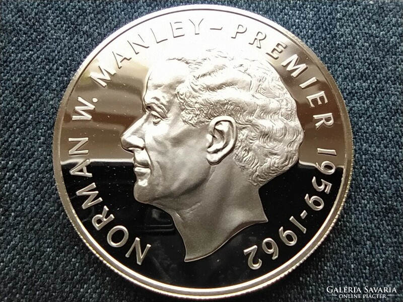 Jamaica norman w. Manley .500 Silver $ 5 1977 fm pp (id61620)