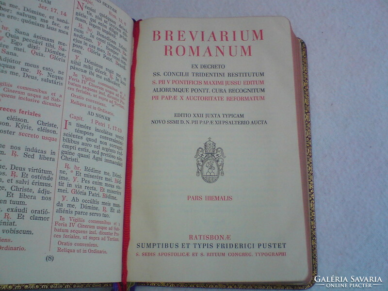Breviarium Romanum: Pars Hiemalis 1950