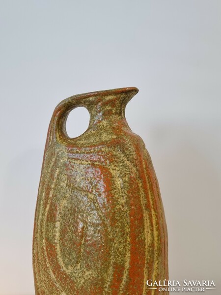Ceramic floor vase from Pesthidegkút - collector's item with a rare shape
