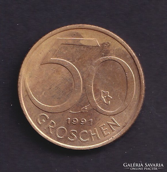 Austria 50 groschen 1991