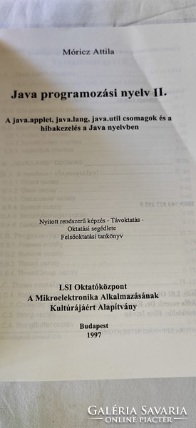 Móricz Attila: Java programozási nyelv 2 + CD