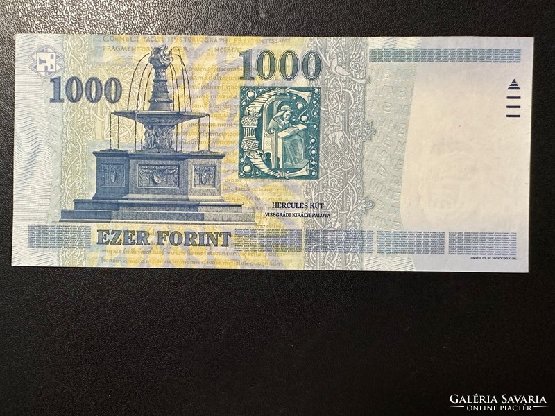 1000 forint 1998. "DG". EF+!! GYÖNYÖRŰ!! NAGYON RITKA!!