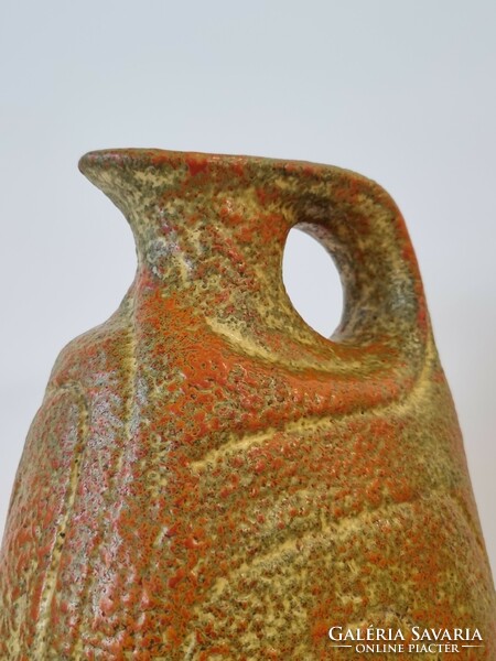 Ceramic floor vase from Pesthidegkút - collector's item with a rare shape