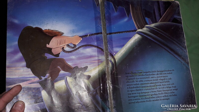 1996.Walt Disney Stúdió :A Notre Dame-i Toronyőr SORSZÁMOS 21. képes mese könyv képek szerint EGMONT