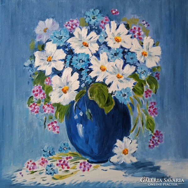 Hepp Natália: Virágok  vázában