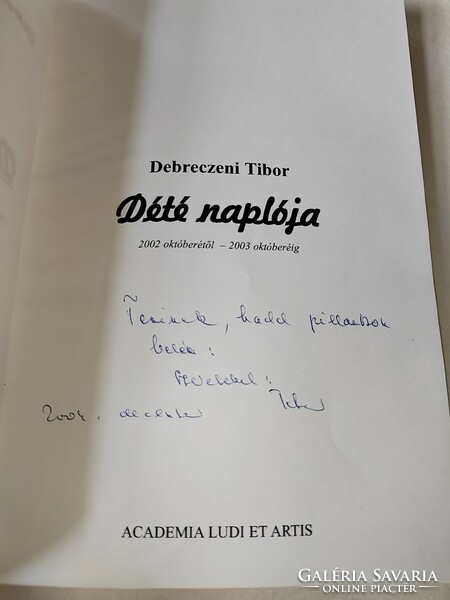 Tibor Debrecen: his diary - from October 2002 to October 2003