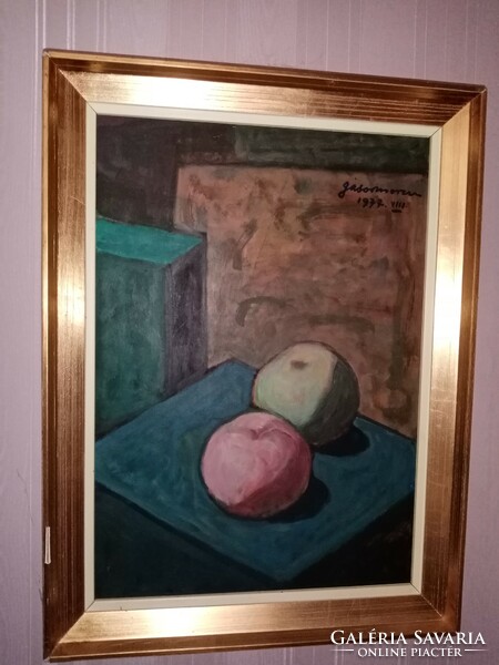Gábor Móric (kisújszállás 1889 - Budapest 1987) oil painting - fruits