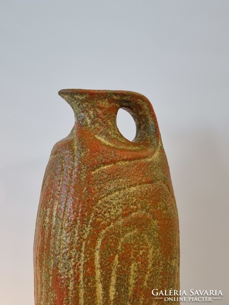 Ceramic floor vase from Pesthidegkút - collector's item with a rare shape