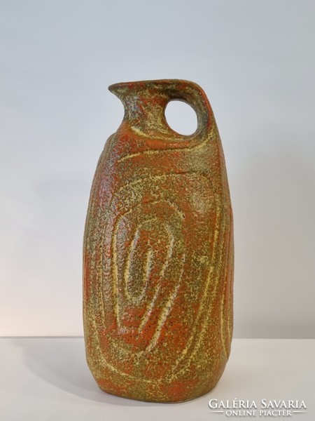 Ceramic floor vase from Pesthidegkút - collector's item with a rare shape