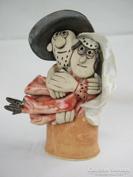Vertel andrea ceramic miniature plastic bride groom