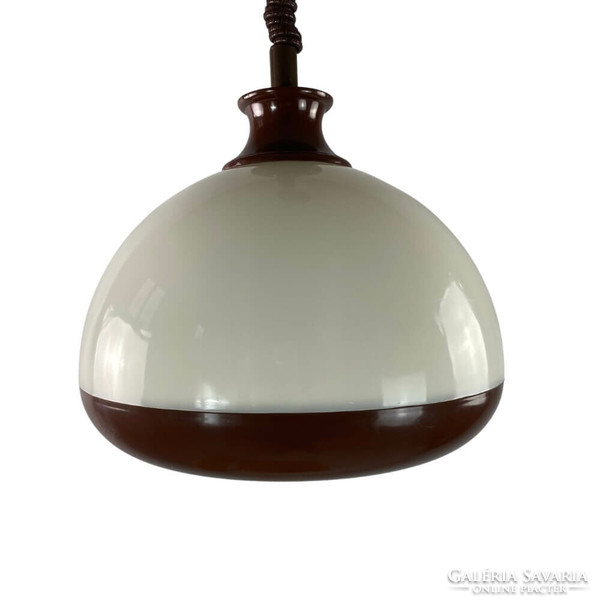 Brown and white spring deer ceiling lamp