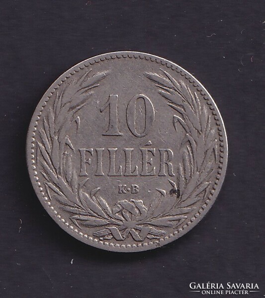 10 Fillér 1894 KB.