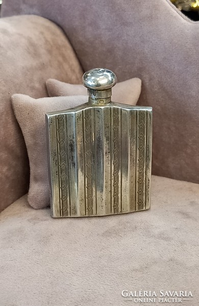 Antique silver perfume bottle