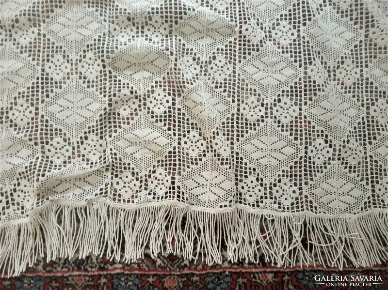 Long lace curtain - 295x230 cm
