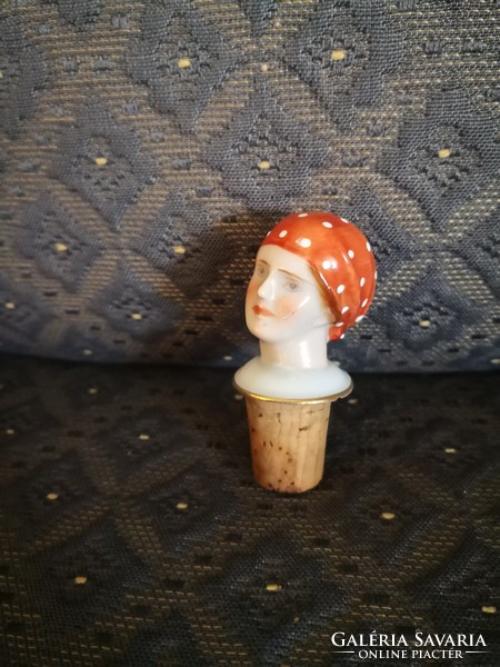 Antique Herend porcelain plug