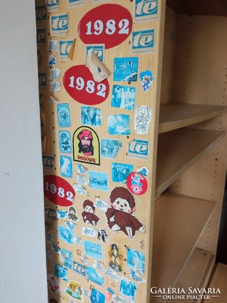 Huge retro cabinet full of stickers