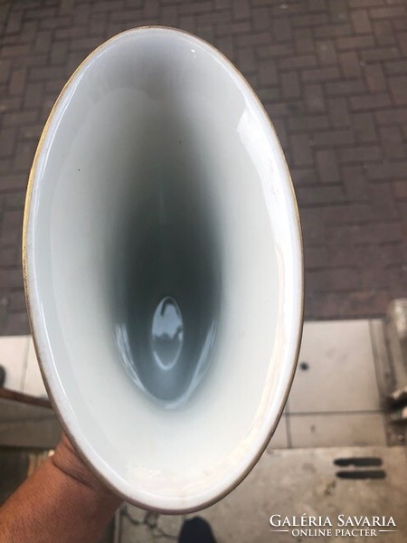 Herendi porcelán váza, Rotchild mintás, 20 cm-es magasságú.