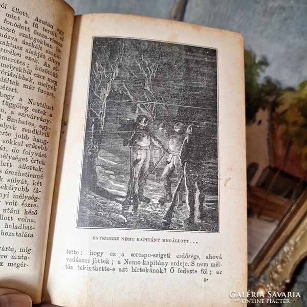 ANTIK  VERNE :UTAZÁS A TENGER ALATT-ötödik kiadás- ritka kötés- FRANKLIN 1920K.? 99 KÉPPEL!!!