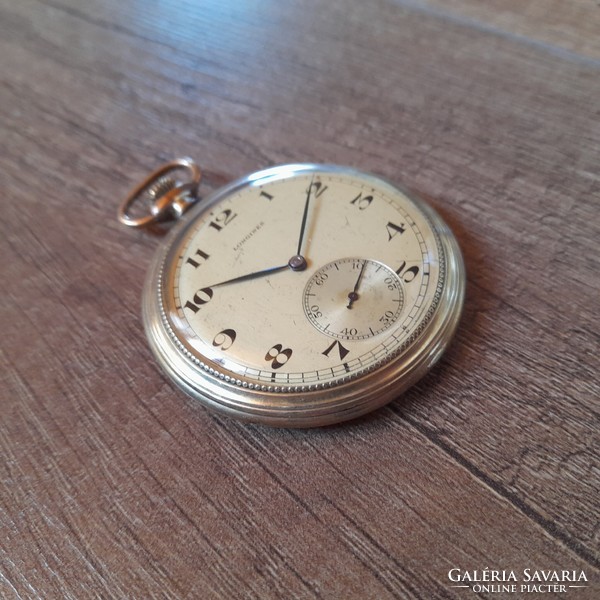 Old longines gilded pocket watch